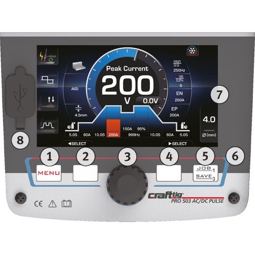 Productimage for CRAFT-TIG PRO 503 AC/DC PULSE