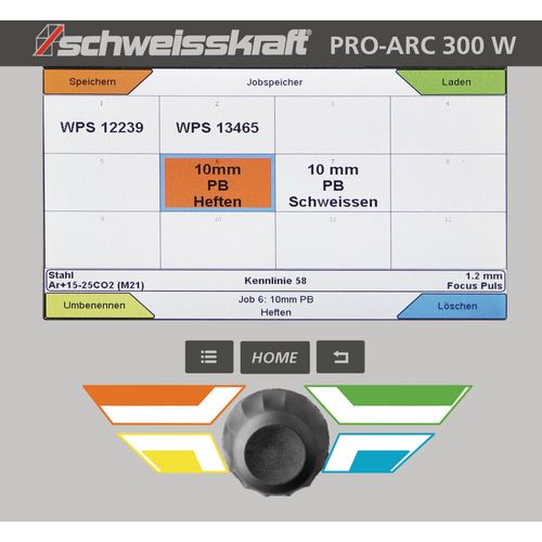 Productimage for PRO-ARC 300 W (Profi trolley, control panel below)